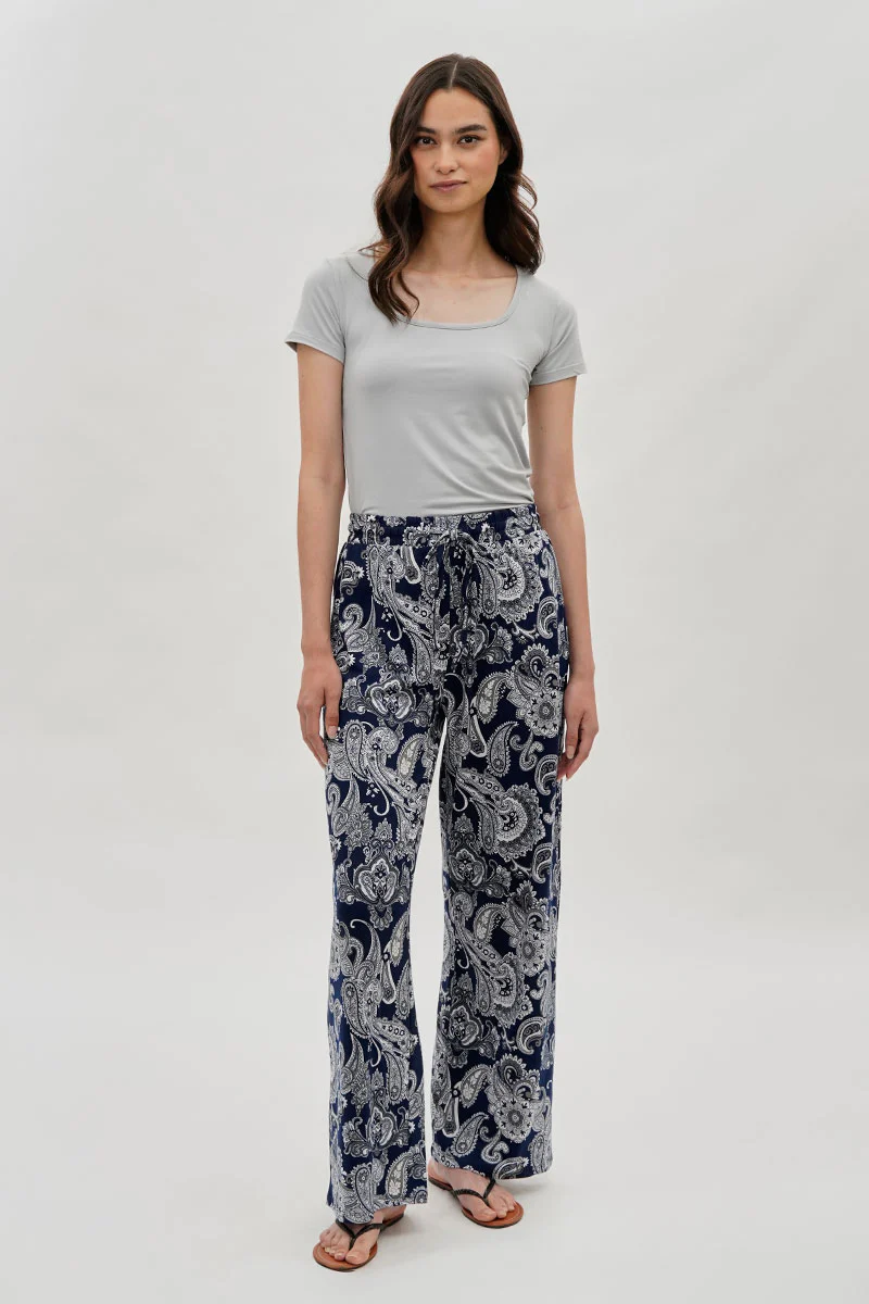 Costa Blanca Square Neck Tee - Grey - Image 5