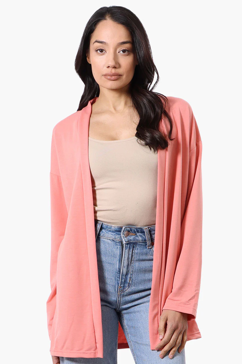 Runaway Bay Sport Long Sleeve Wrap Cardigan - Pink