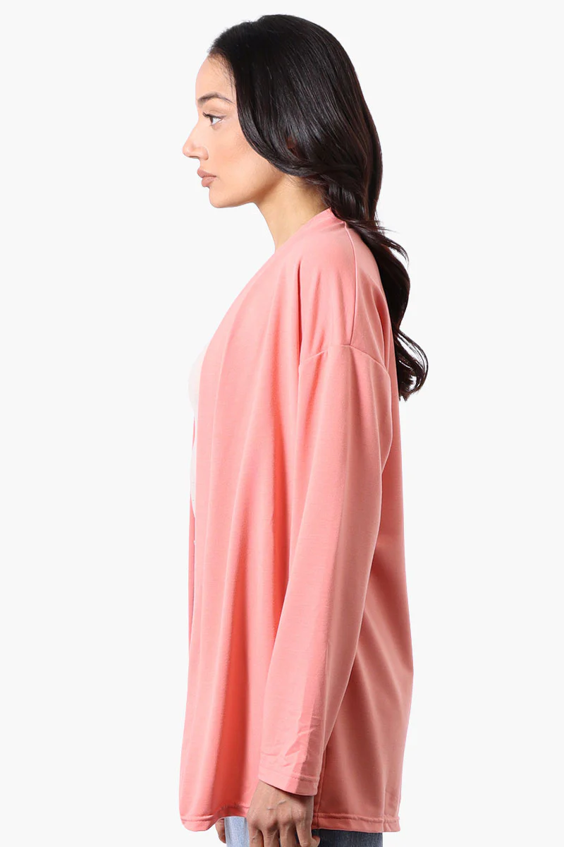 Runaway Bay Sport Long Sleeve Wrap Cardigan - Pink - Image 2