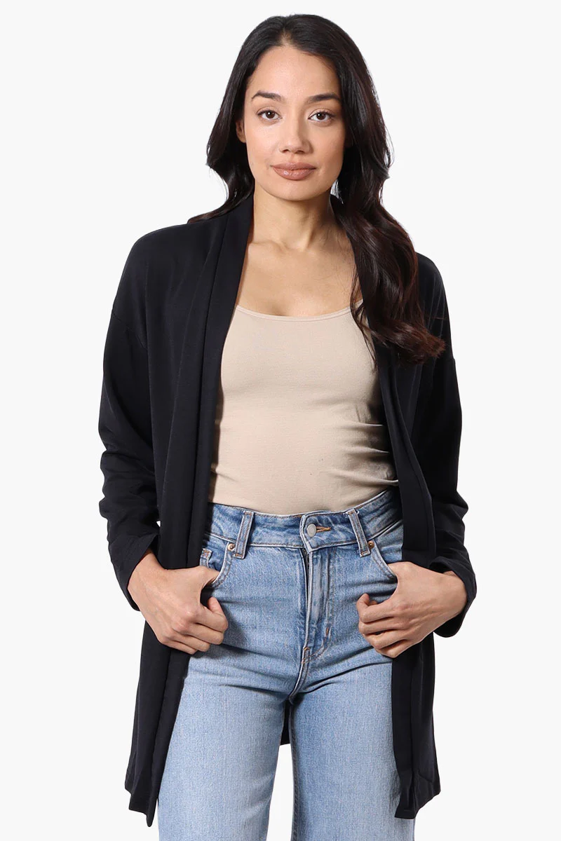 Runaway Bay Sport Long Sleeve Wrap Cardigan - Navy