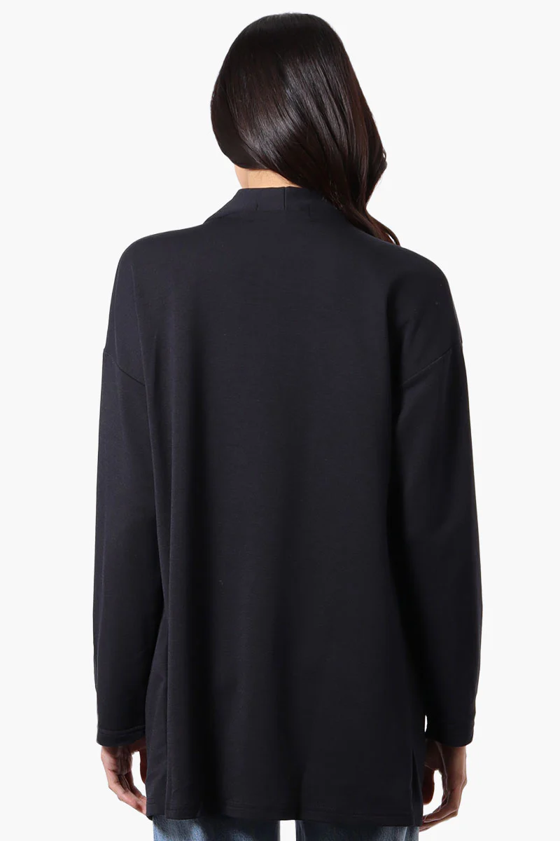 Runaway Bay Sport Long Sleeve Wrap Cardigan - Navy - Image 3