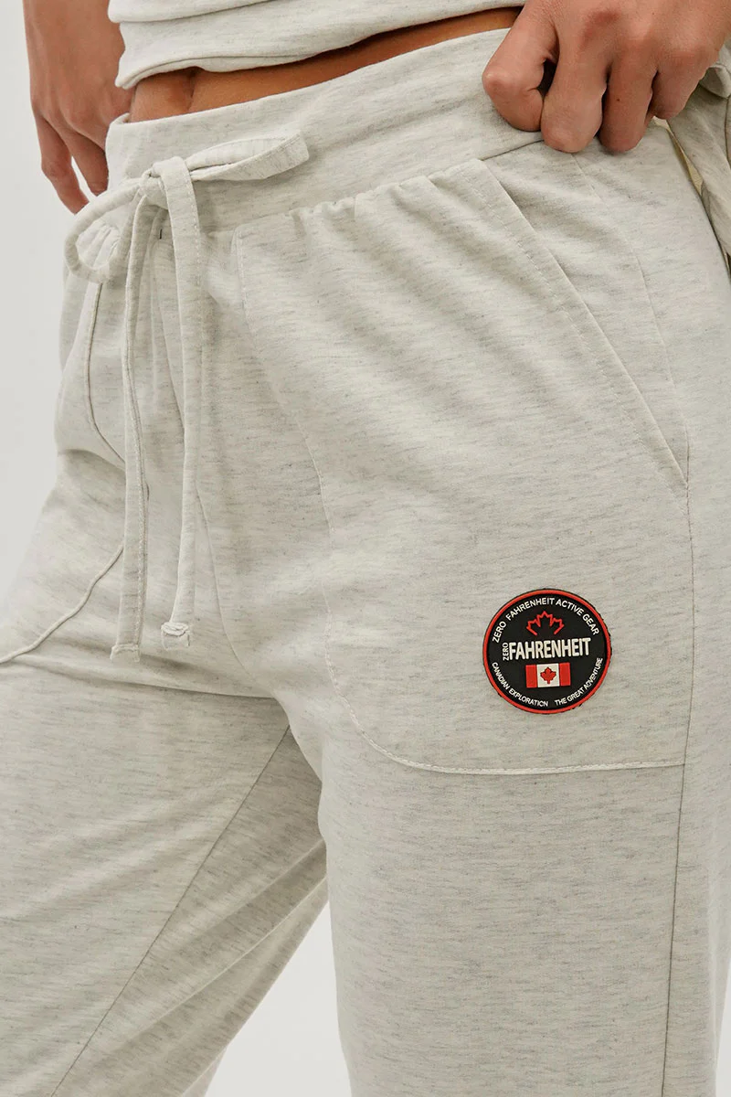 Fahrenheit Drawstring Sweatpants - Cream - Image 4