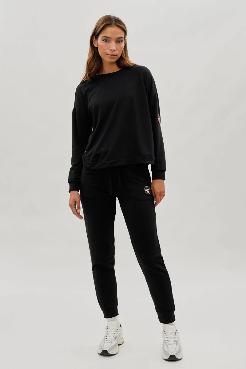 Fahrenheit Drawstring Sweatpants - Black - Image 5