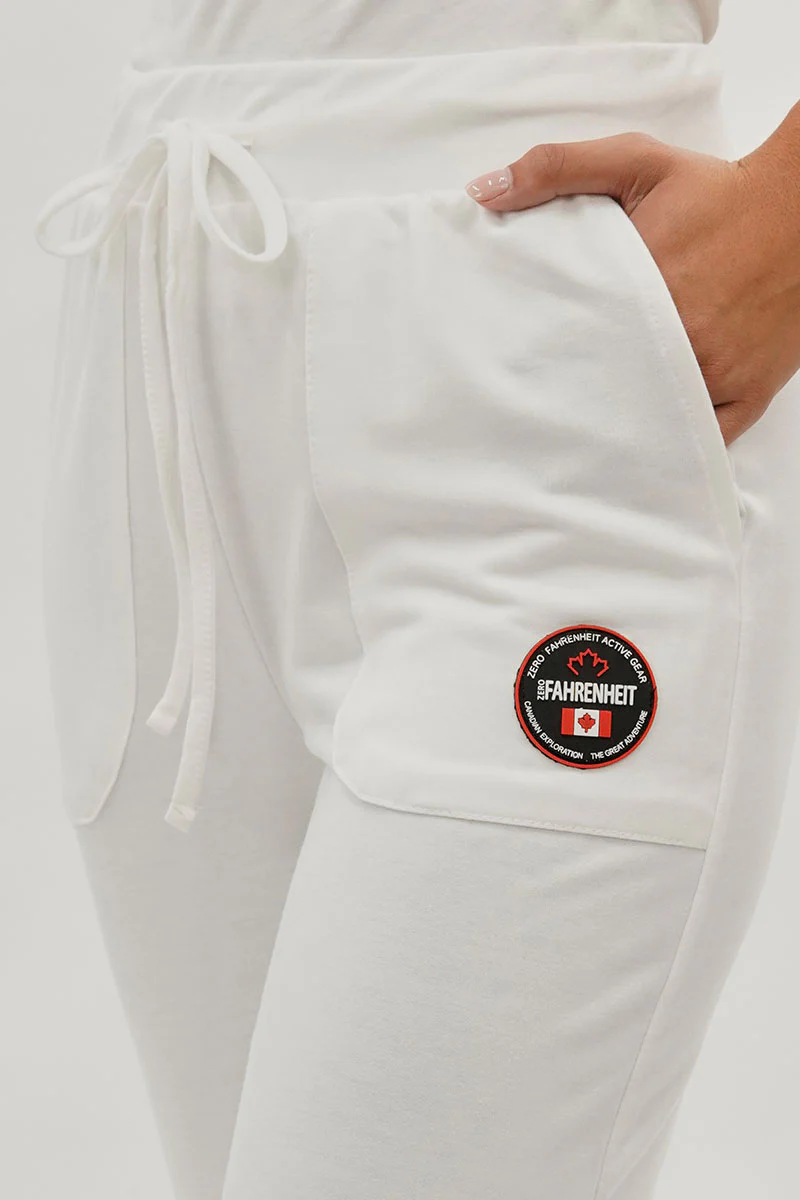 Fahrenheit Drawstring Sweatpants - White - Image 4