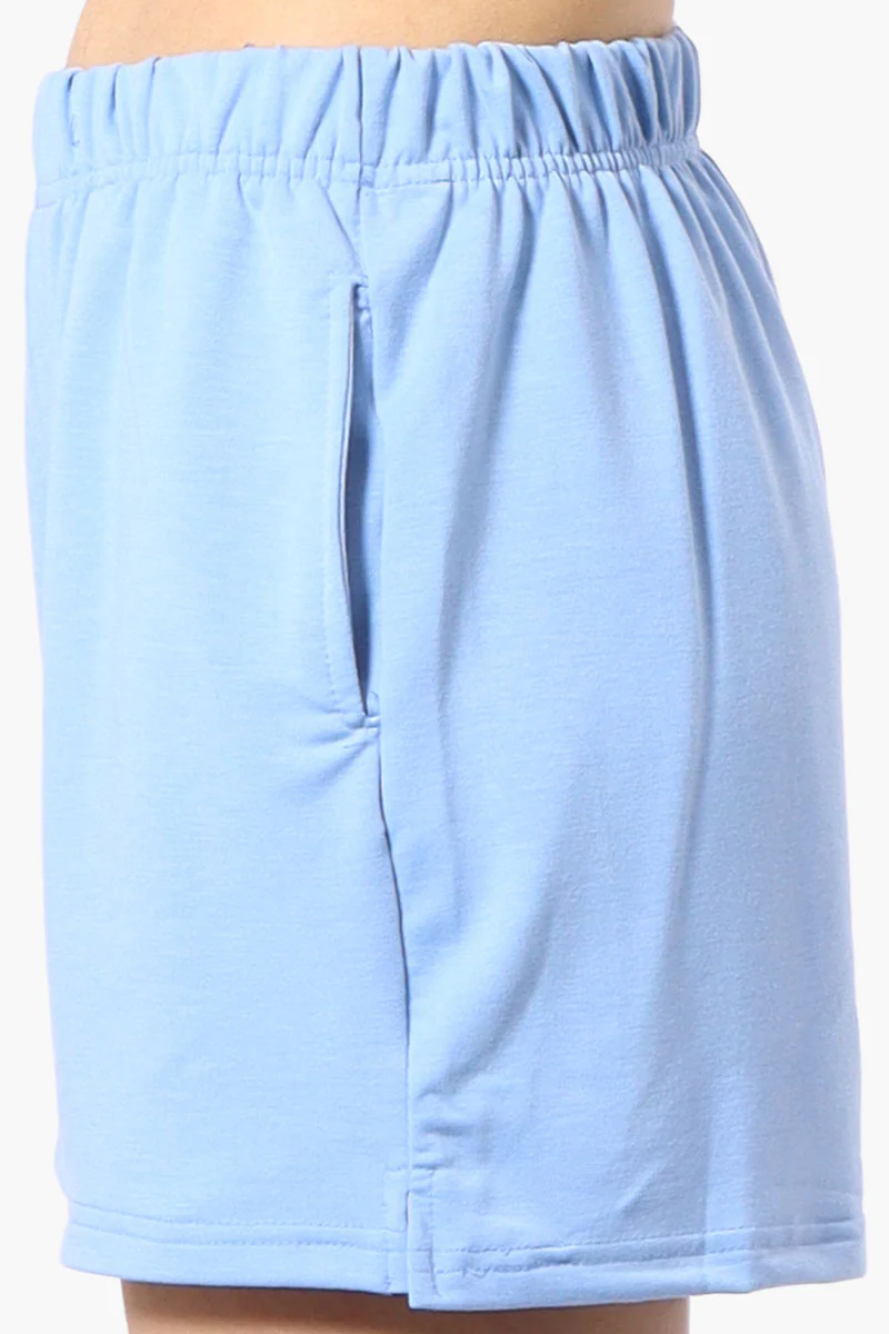 Runaway Bay Sport Basic French Terry Shorts - Blue - Image 2