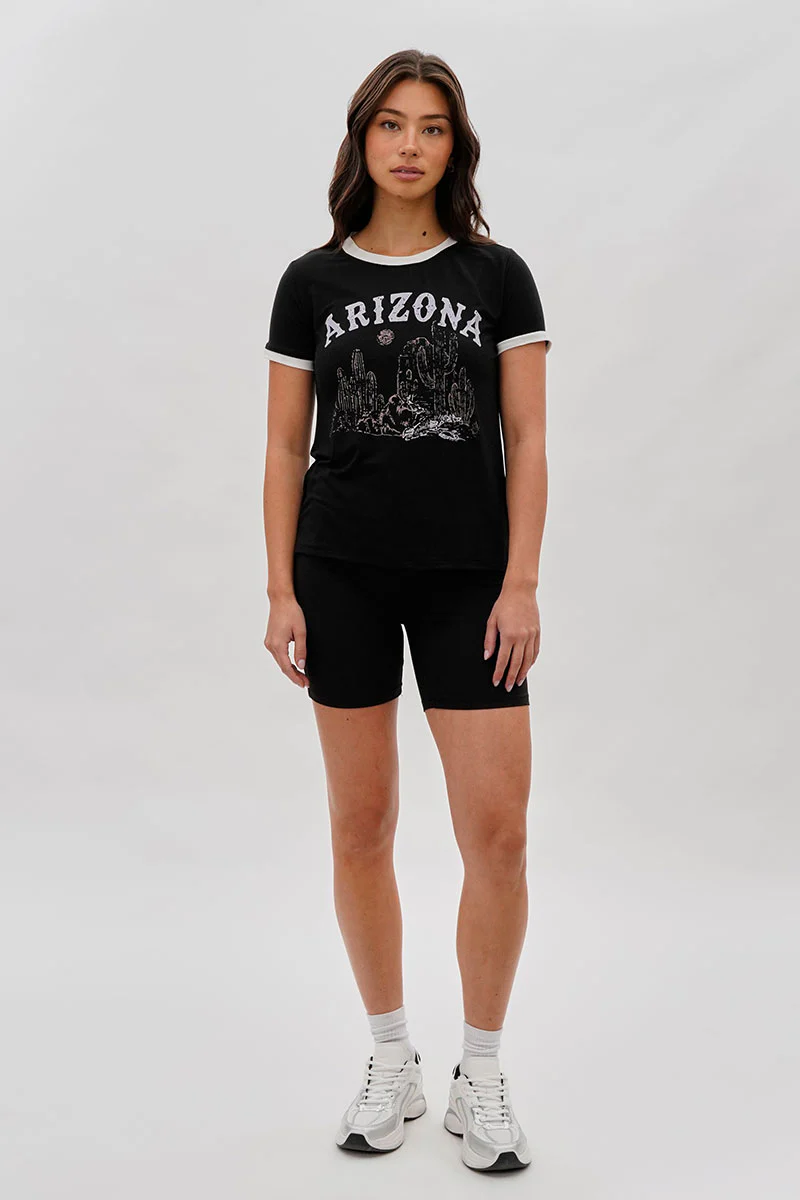 Mikk High-Waisted Biker Shorts - Black - Image 5