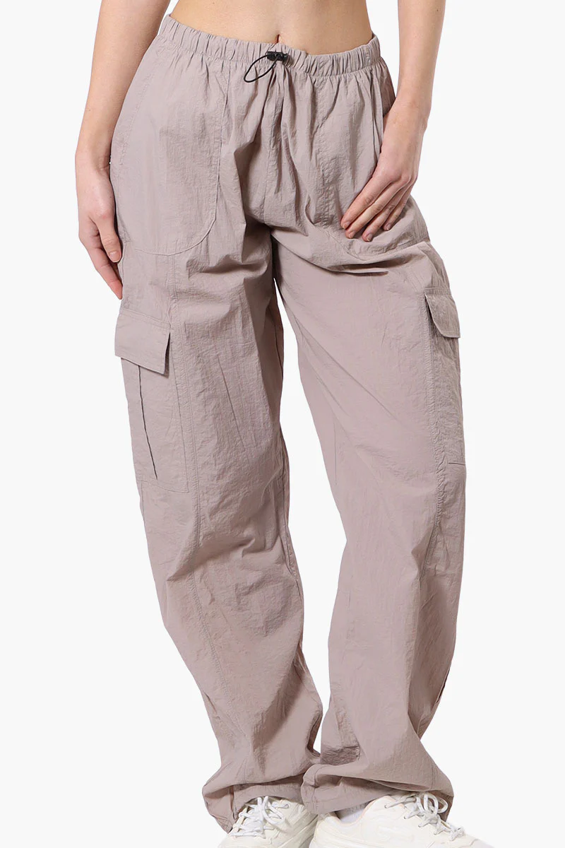 Urbanology Parachute Cargo Pants - Beige