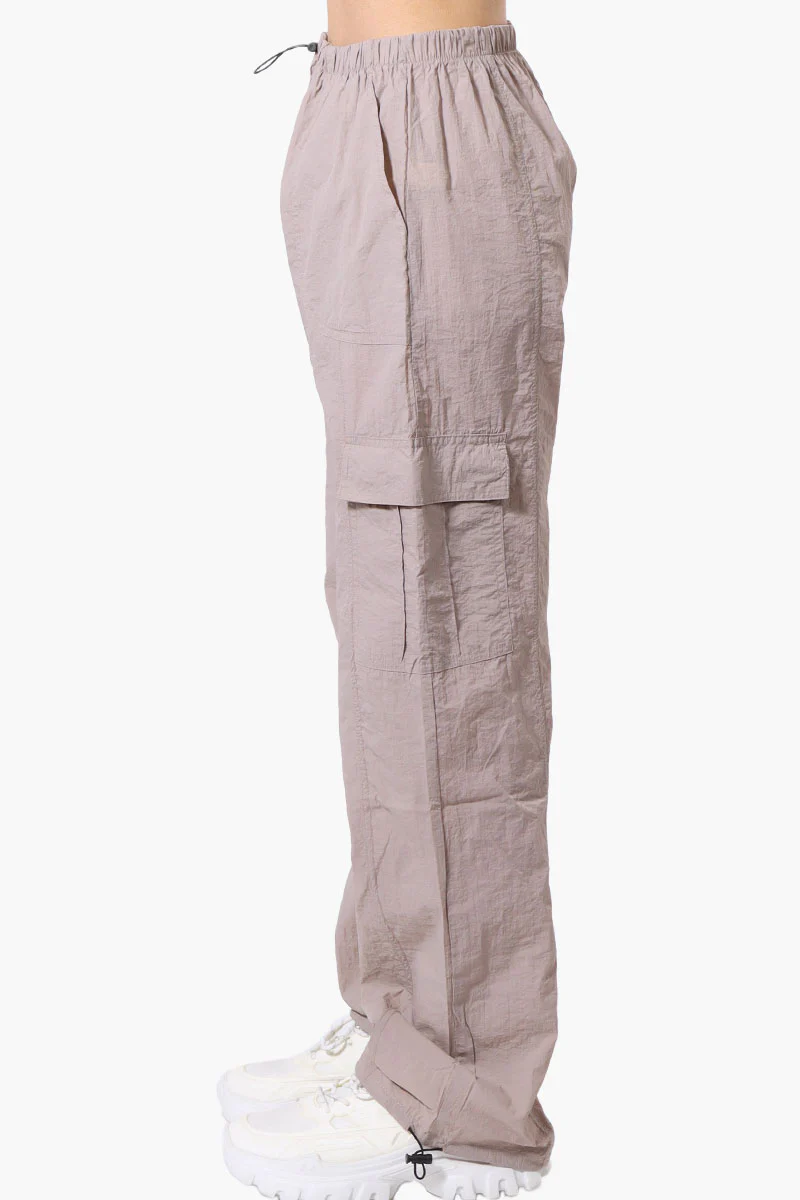 Urbanology Parachute Cargo Pants - Beige - Image 2