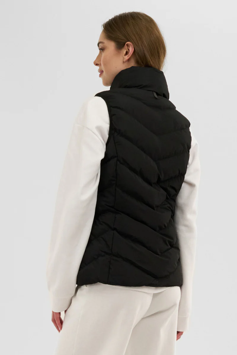 Canada Weather Gear Chevron Bubble Vest - Black - Image 3