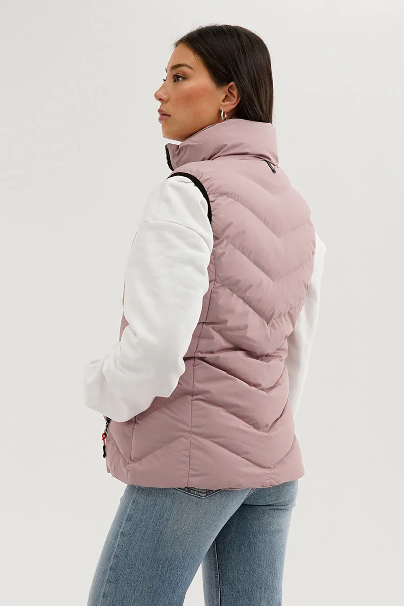 Canada Weather Gear Chevron Bubble Vest - Pink - Image 3