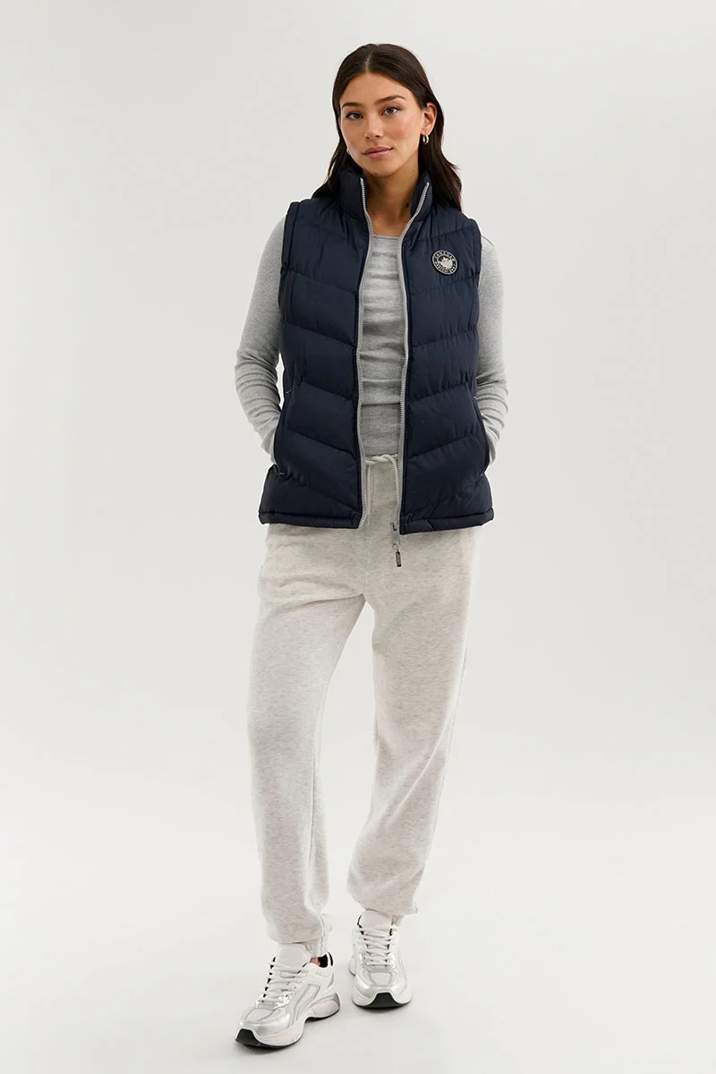 Canada Weather Gear Chevron Puffer Vest - Navy - Image 5
