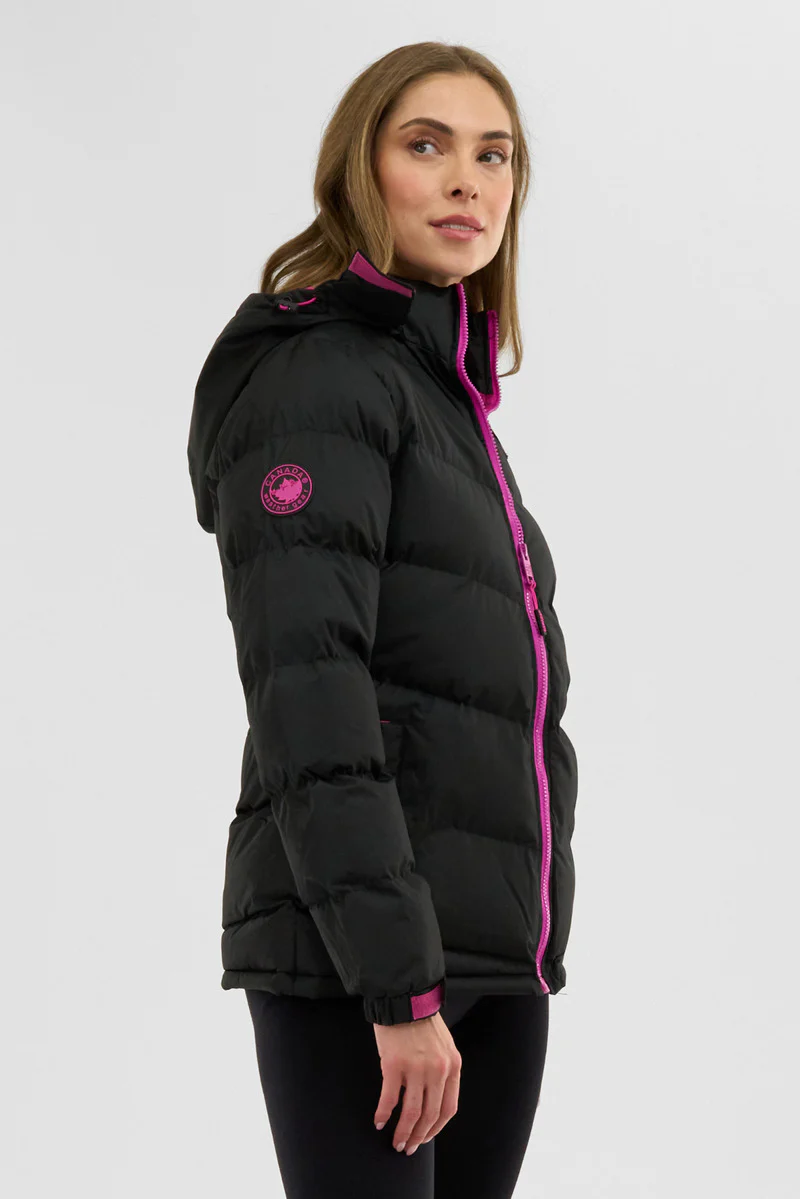 Canada Weather Gear Chevron Bubble Bomber Jacket - Black - Image 2