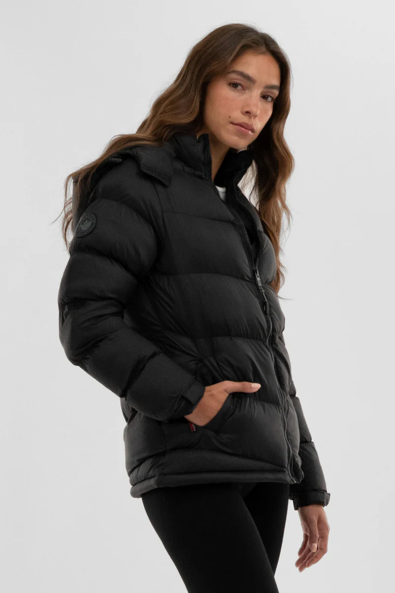Canada Weather Gear Chevron Bomber Jacket - Black - Image 2