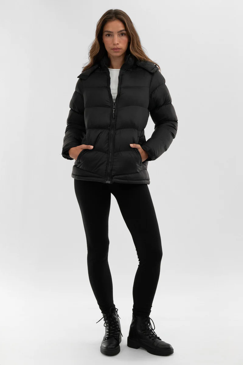 Canada Weather Gear Chevron Bomber Jacket - Black - Image 5