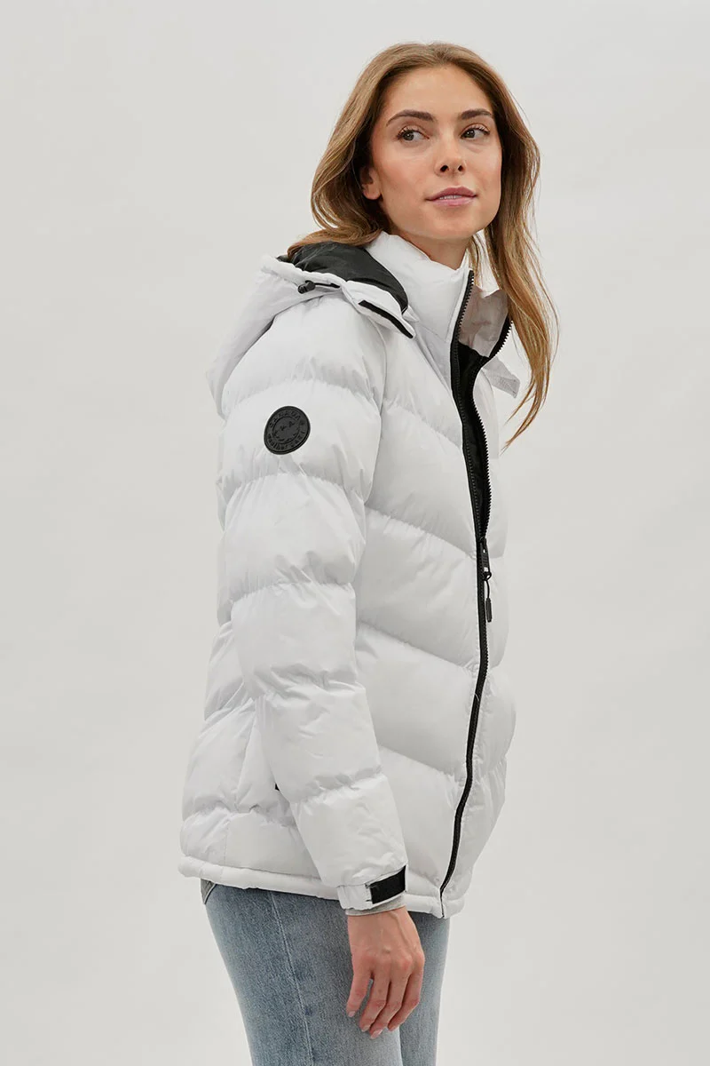 Canada Weather Gear Chevron Bomber Jacket - White - Image 2
