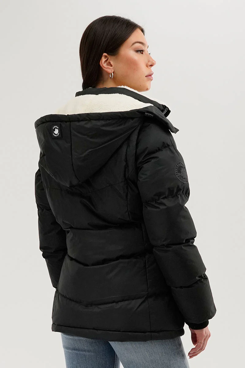 Canada Weather Gear Zip Off Sleeve Parka Jacket - Black - Image 3