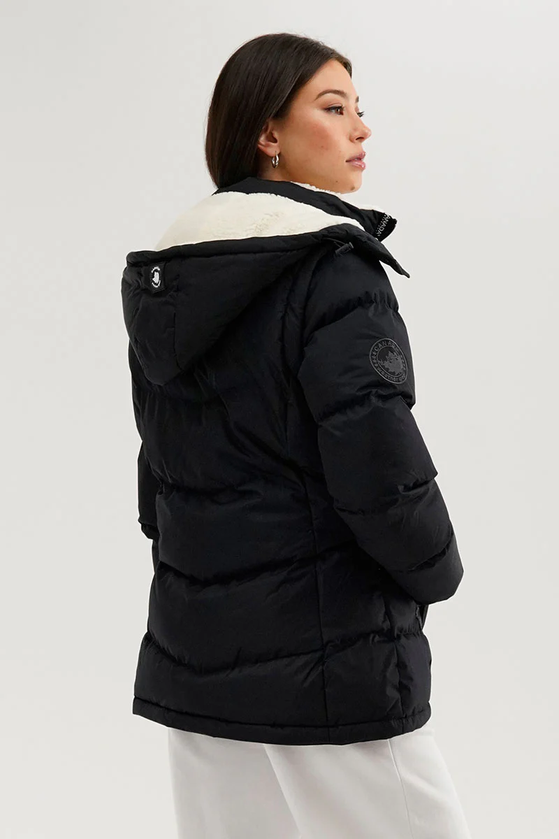Canada Weather Gear Zip Off Sleeve Parka Jacket - Navy - Image 3