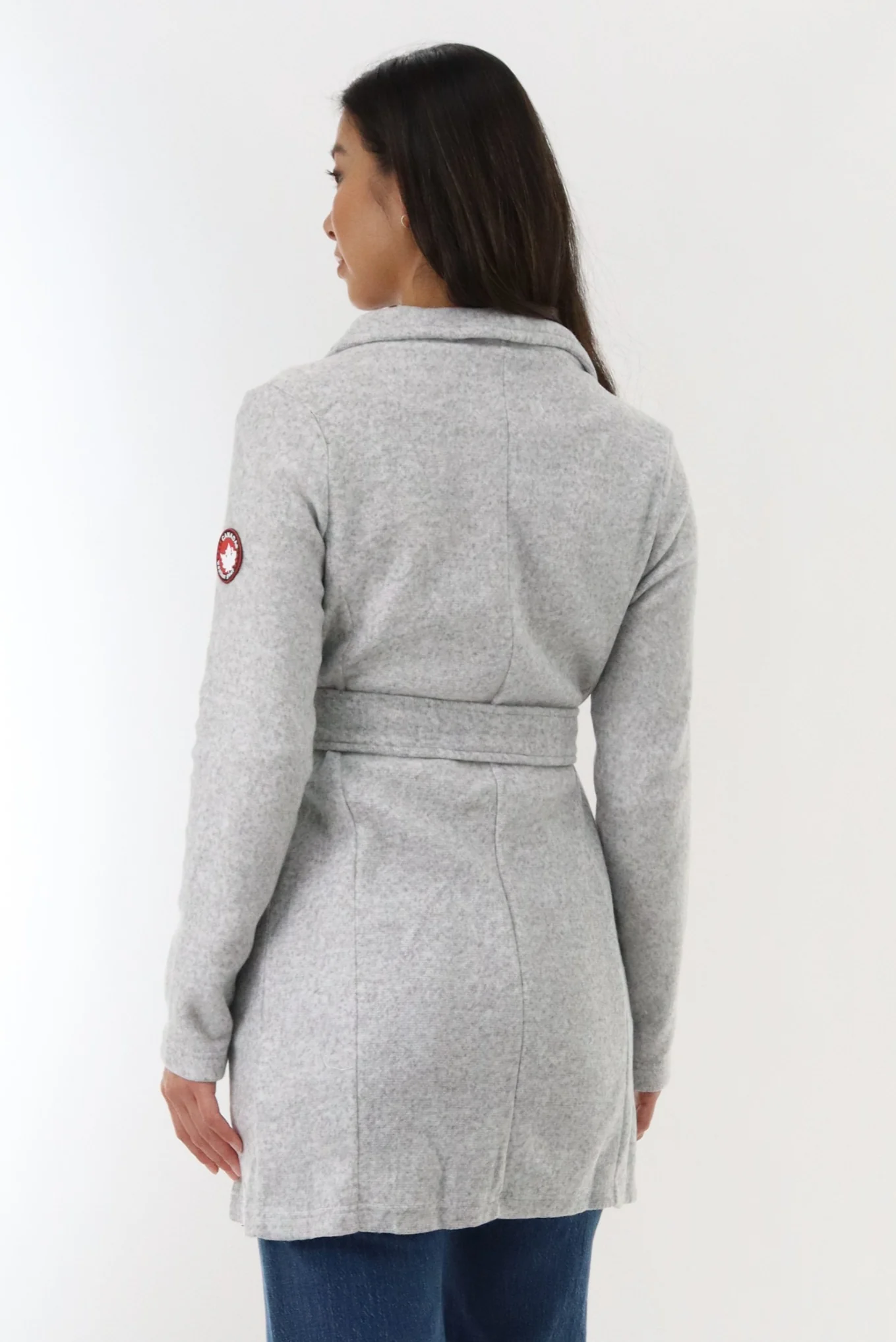 Canada Weather Gear Fleece Wrap Lightweight Jacket - Grey - Image 3