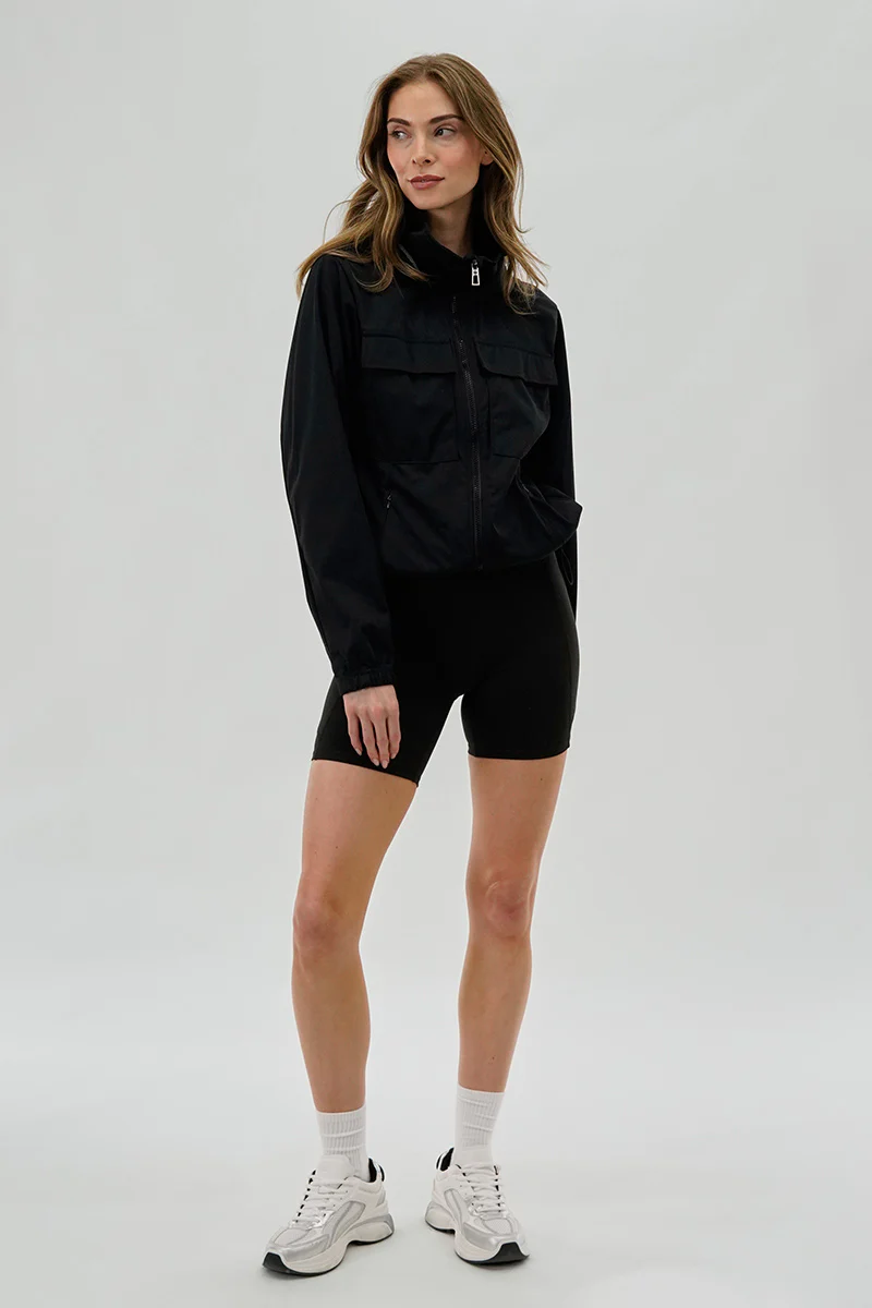 Canada Weather Gear Hooded Utility Lightweight Jacket - Black - Image 5