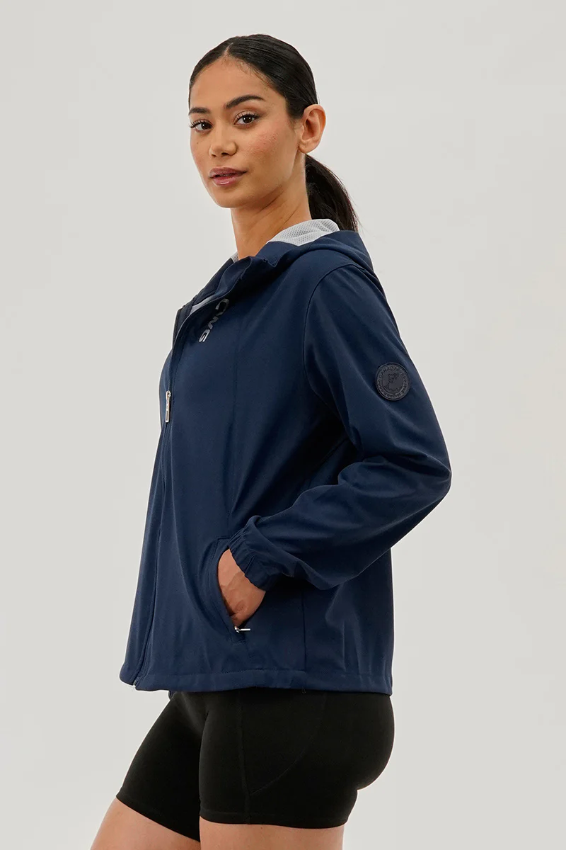 Canada Weather Gear Hooded Zip Up Lightweight Jacket - Navy - Image 2