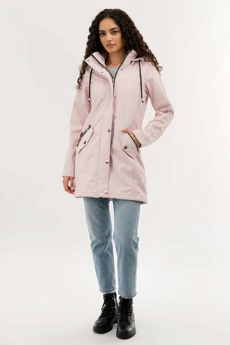 Canada Weather Gear Soft Shell Lightweight Jacket - Blush - Image 5
