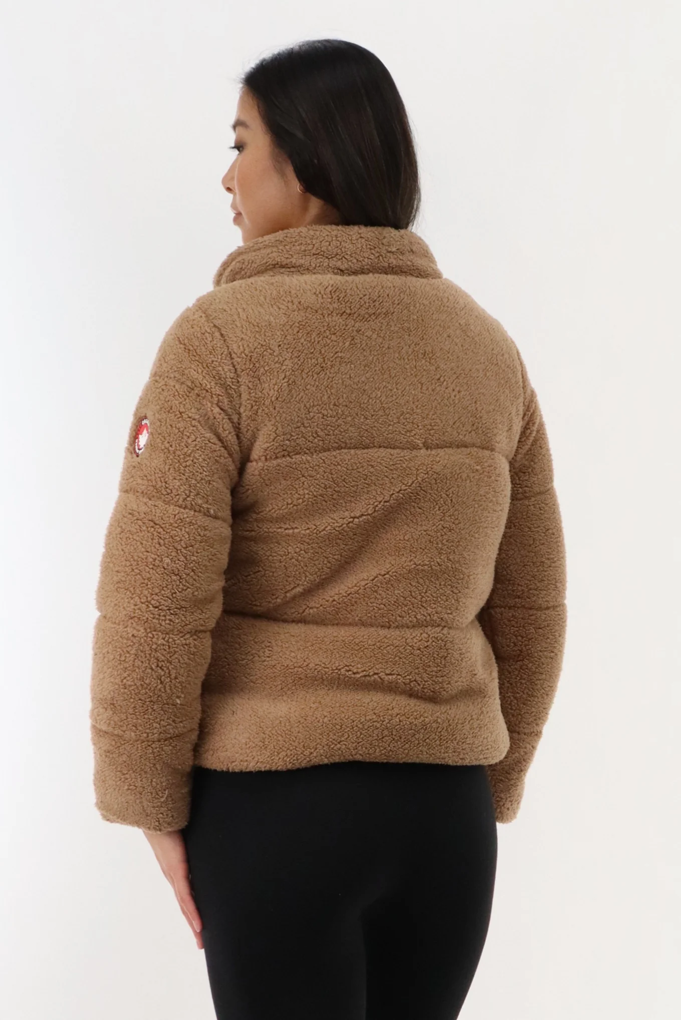 Canada Weather Gear Sherpa Bomber Jacket - Camel - Image 3