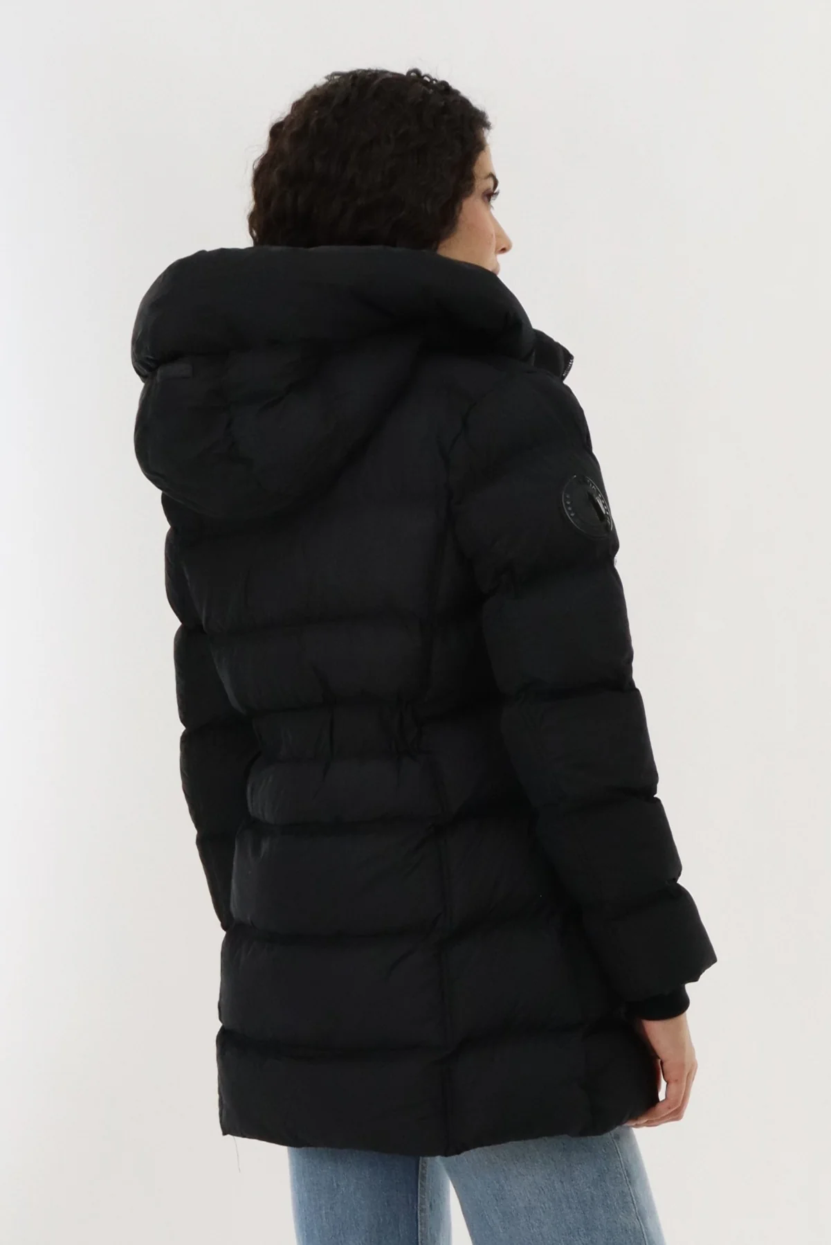 Canada Weather Gear Double Zip Hooded Parka Jacket - Black - Image 3