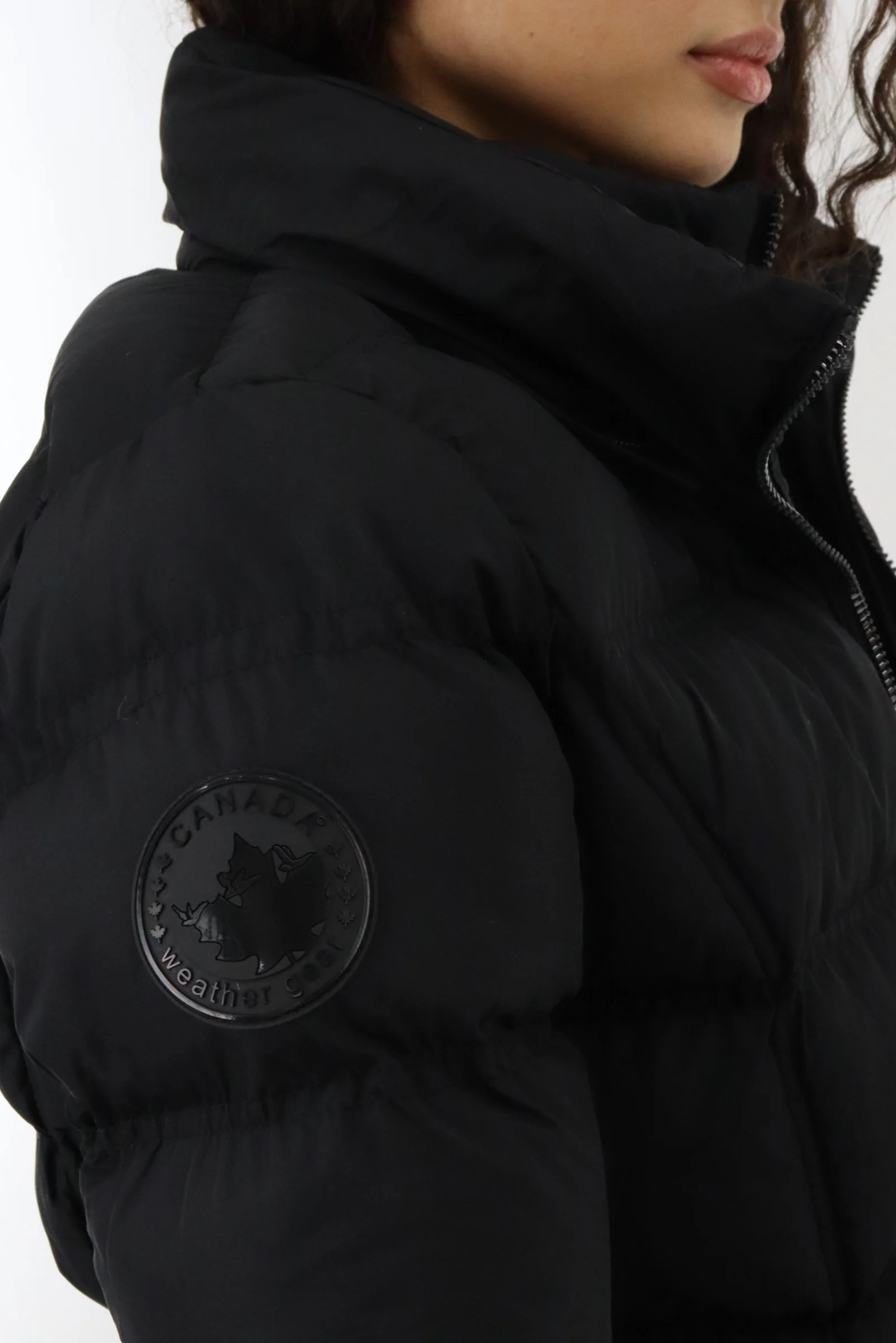 Canada Weather Gear Double Zip Hooded Parka Jacket - Black - Image 4