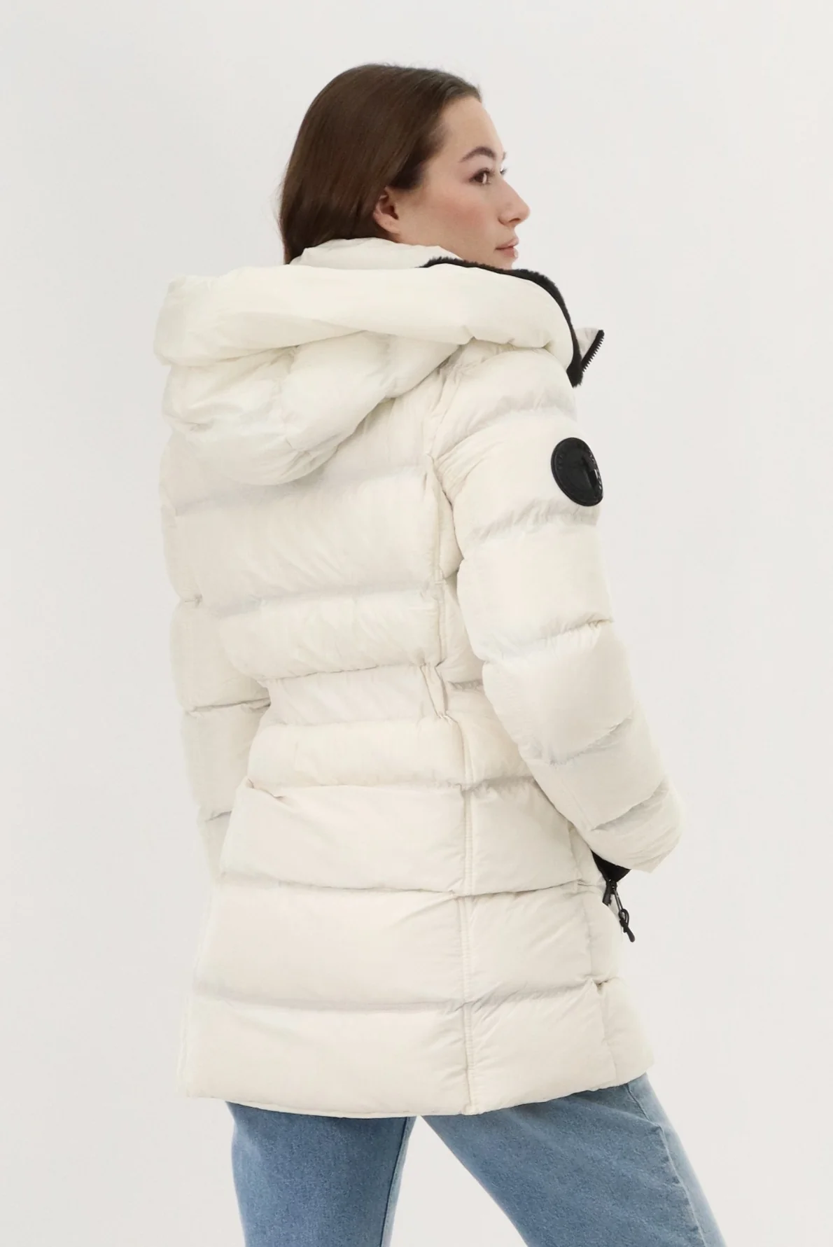 Canada Weather Gear Double Zip Parka Jacket - White - Image 3