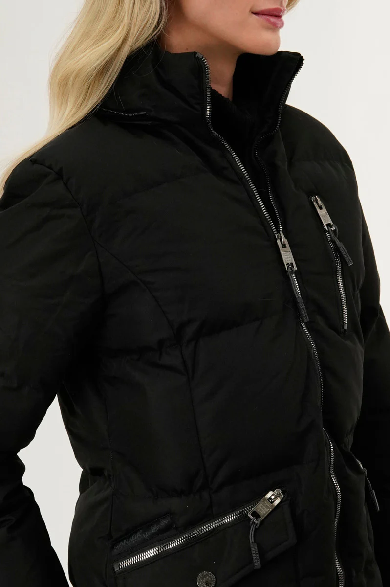 Canada Weather Gear Faux Fur Lined Hood Parka Jacket - Black - Image 4