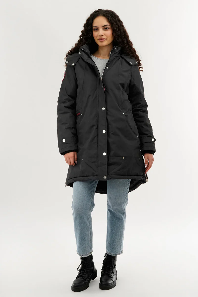 Canada Weather Gear Sherpa Lined Parka Jacket - Grey - Image 5