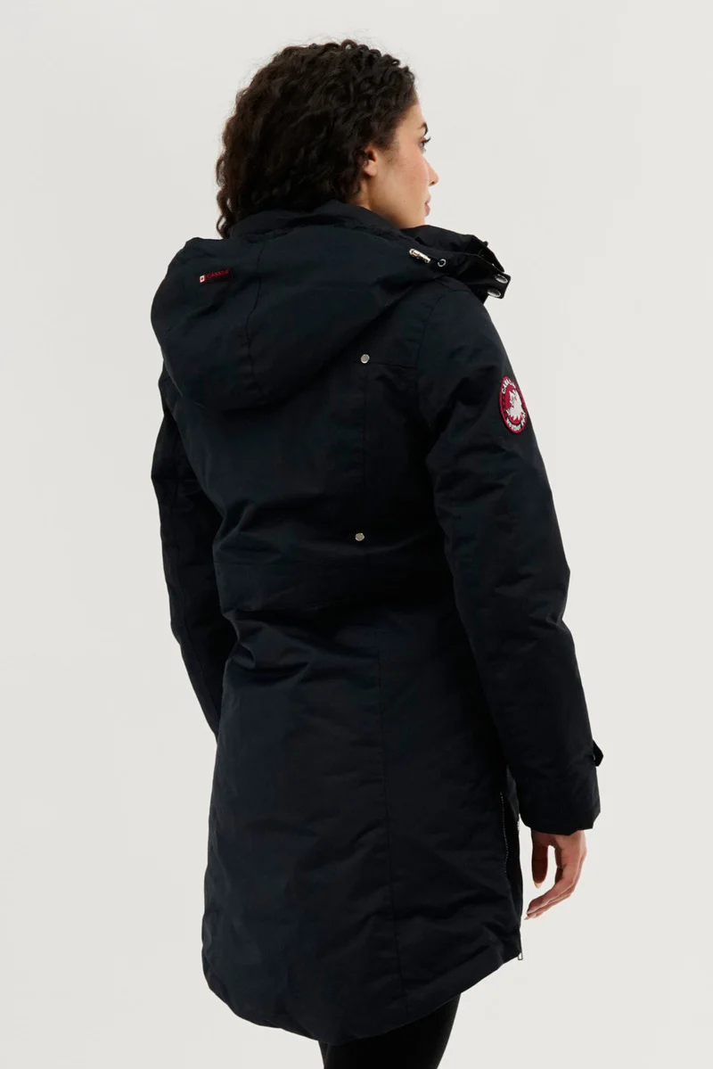 Canada Weather Gear Sherpa Lined Parka Jacket - Navy - Image 3