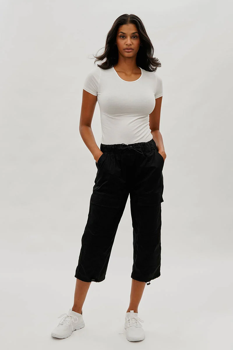International INC Company Utility Cargo Capris - Black - Image 5