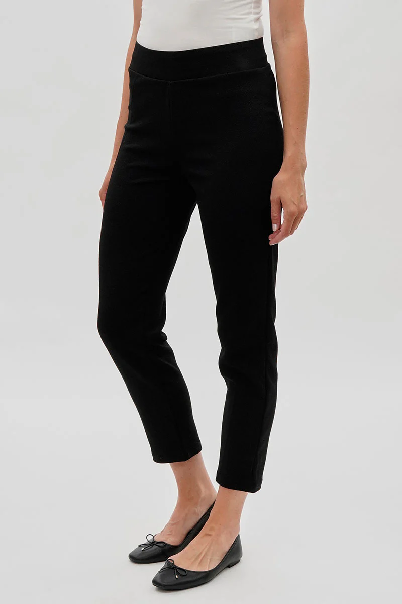 Majora High Waisted Ankle Pants - Black - Image 2
