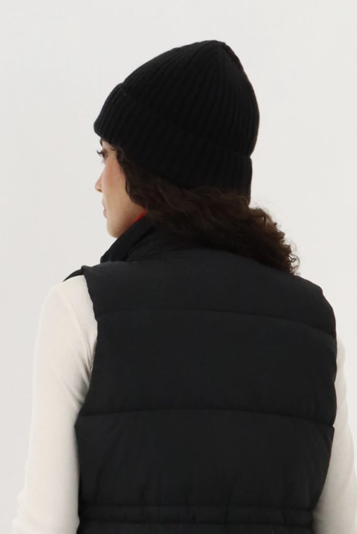 Canada Weather Gear Gloves and Ribbed Knit Hat - Black - Image 3
