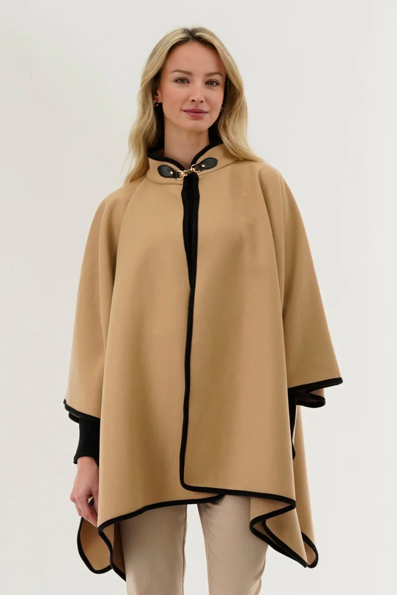 Canada Weather Gear Basic Poncho - Cream