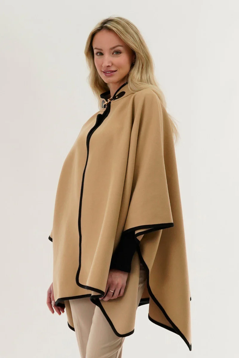 Canada Weather Gear Basic Poncho - Cream - Image 2