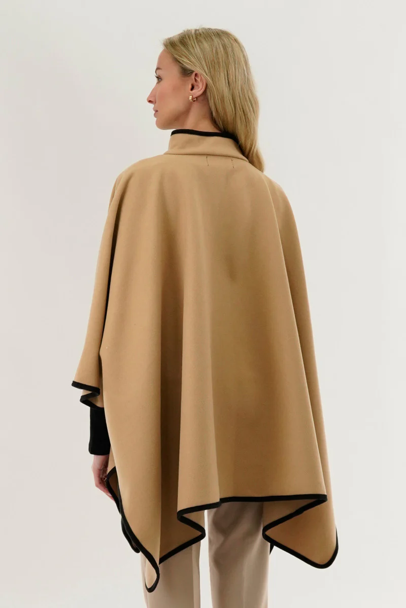 Canada Weather Gear Basic Poncho - Cream - Image 3