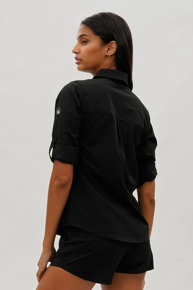 Canada Weather Gear Button Up Utility Shirt - Black - Image 3