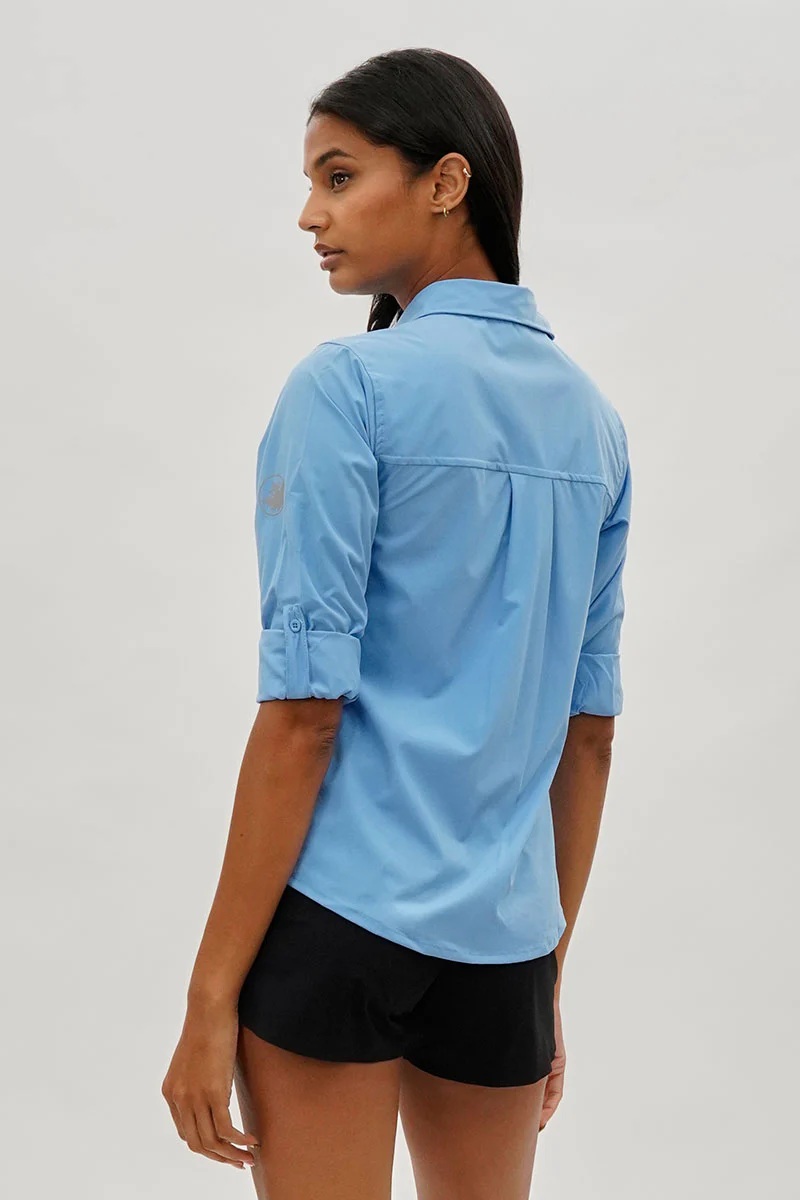 Canada Weather Gear Button Up Utility Shirt - Blue - Image 3