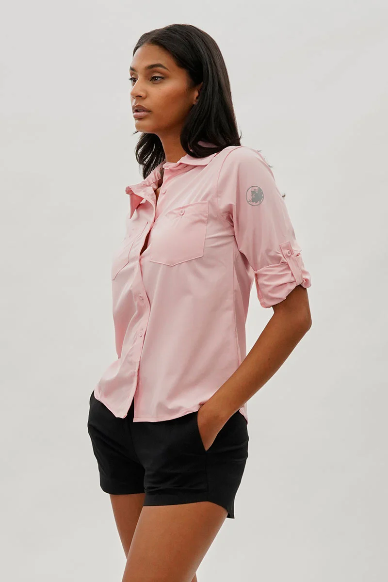 Canada Weather Gear Button Up Utility Shirt - Pink - Image 2