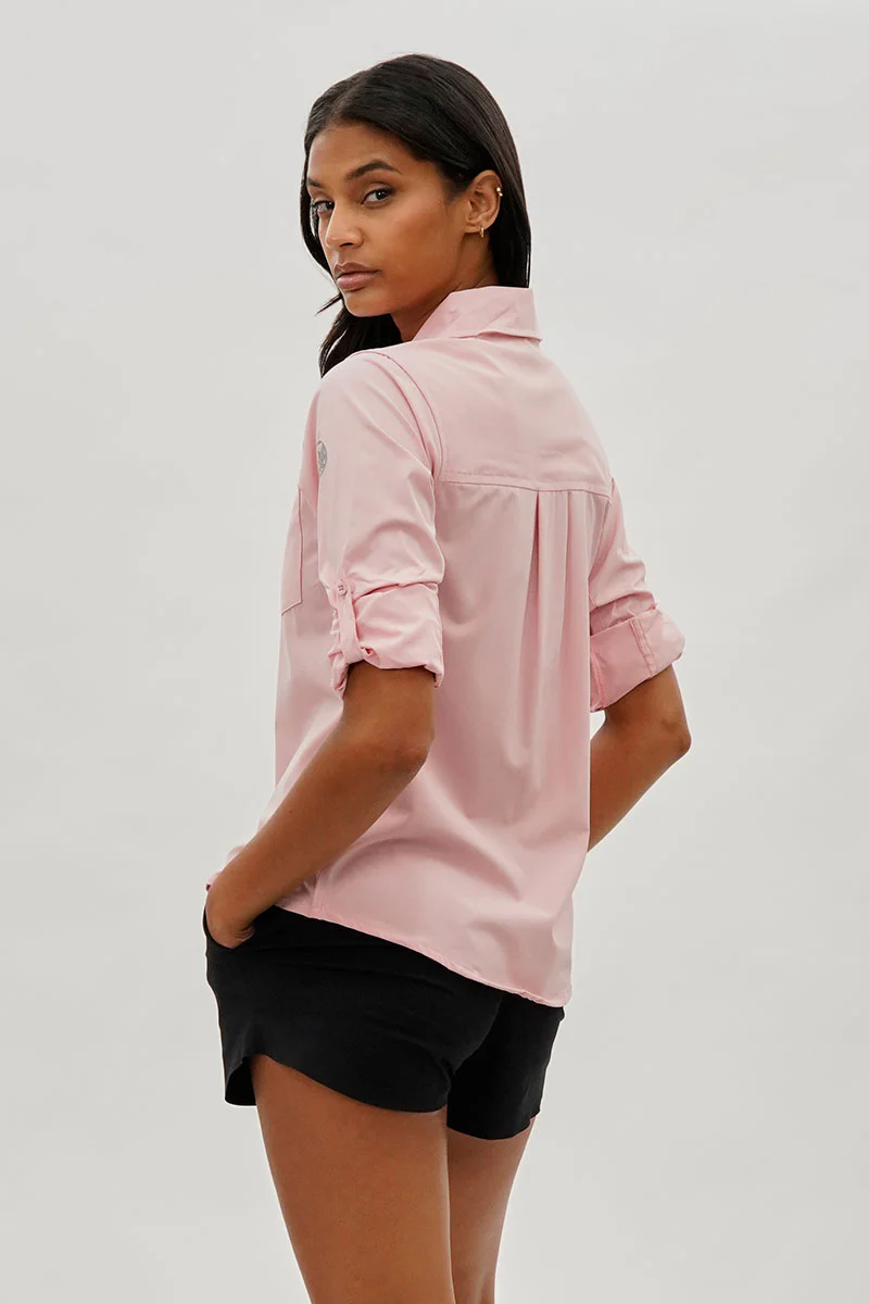 Canada Weather Gear Button Up Utility Shirt - Pink - Image 3