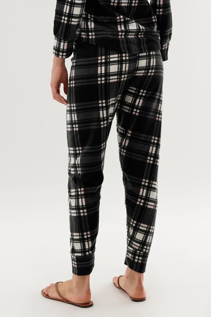 Canada Weather Gear Plaid Pajama Pants - Black - Image 3