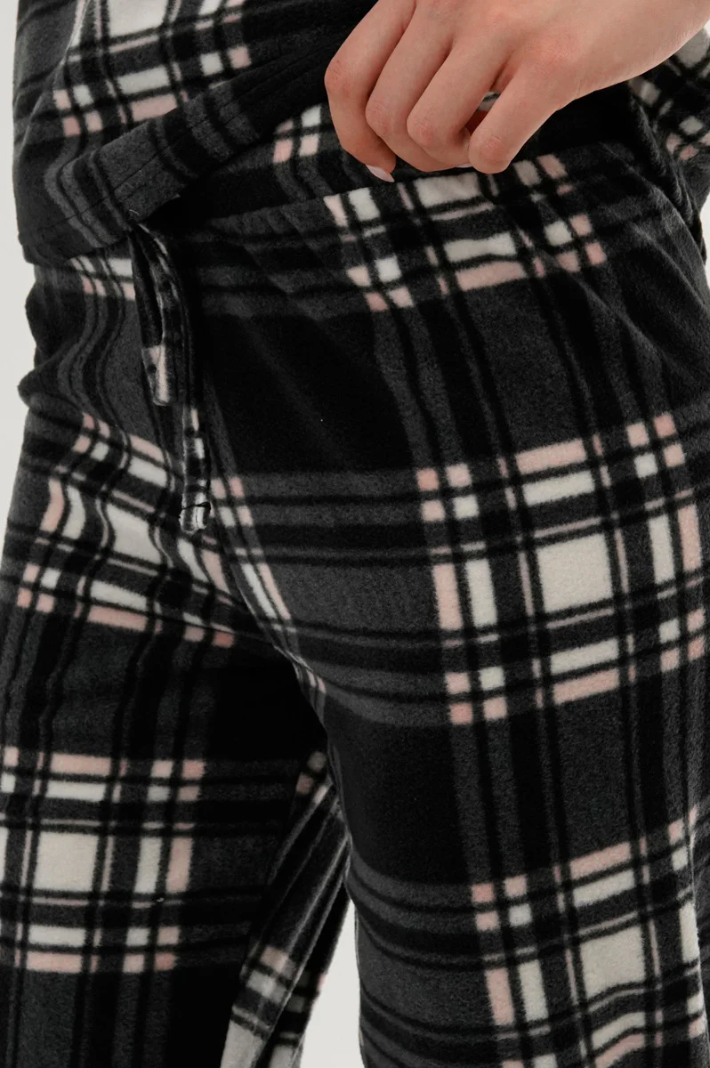 Canada Weather Gear Plaid Pajama Pants - Black - Image 4