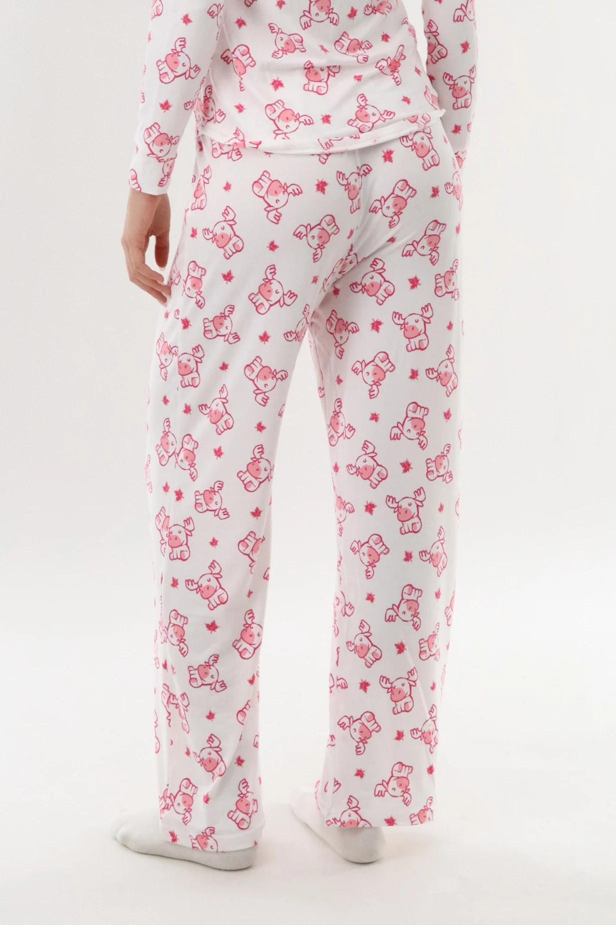 Canada Weather Gear Long Printed Pajama Pants - White - Image 3