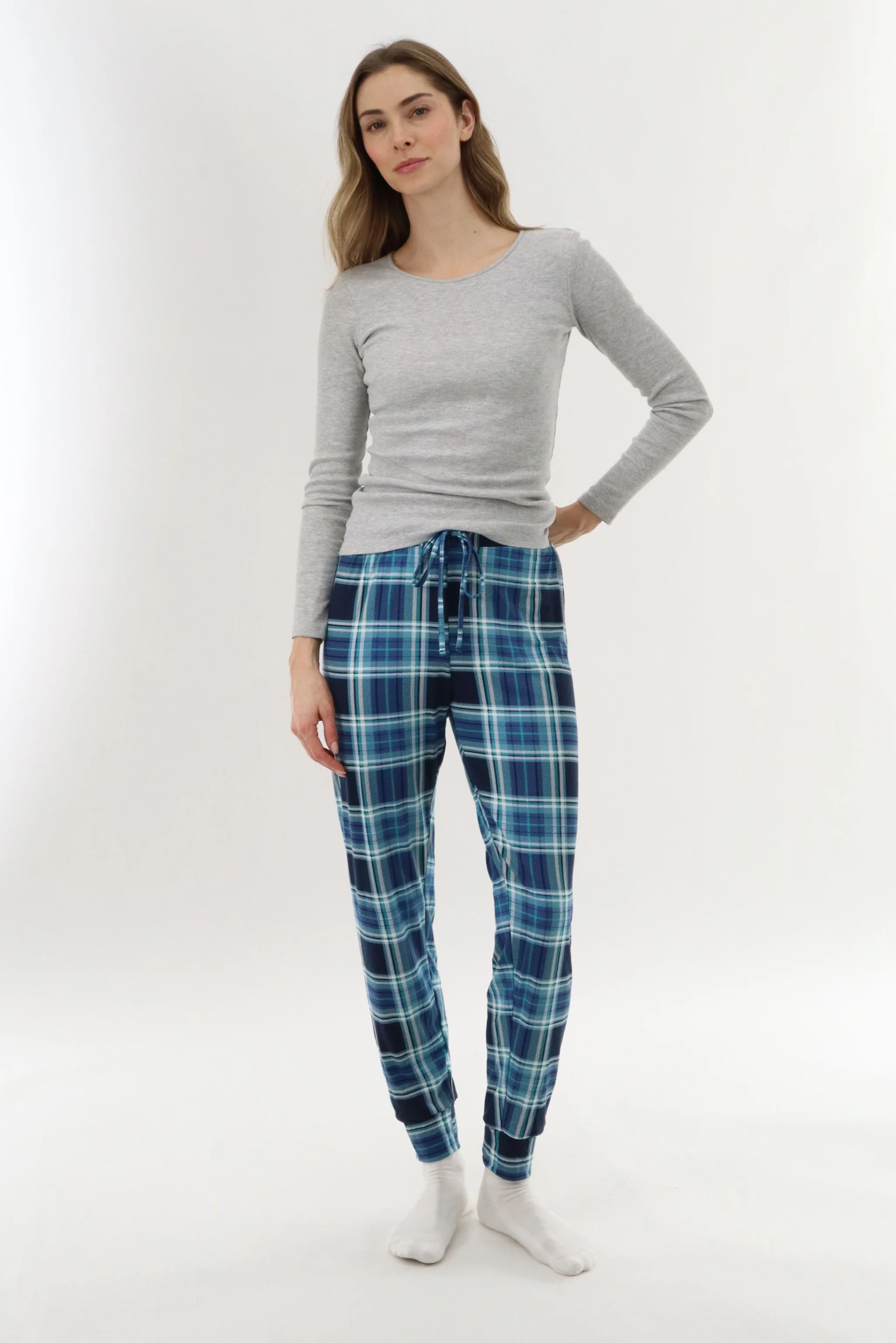 Canada Weather Gear Jogger Pajama Pants - Teal - Image 5