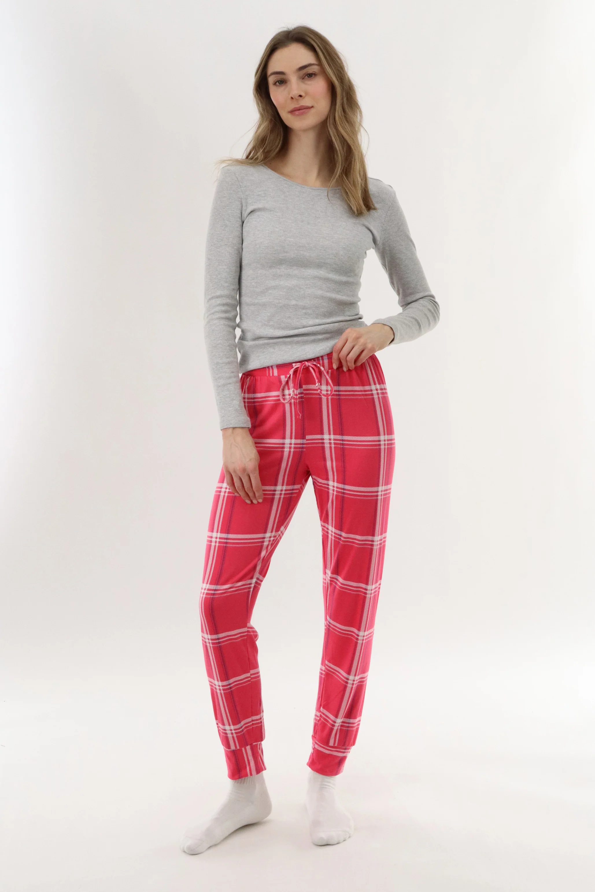 Canada Weather Gear Jogger Pajama Pants - Pink - Image 5