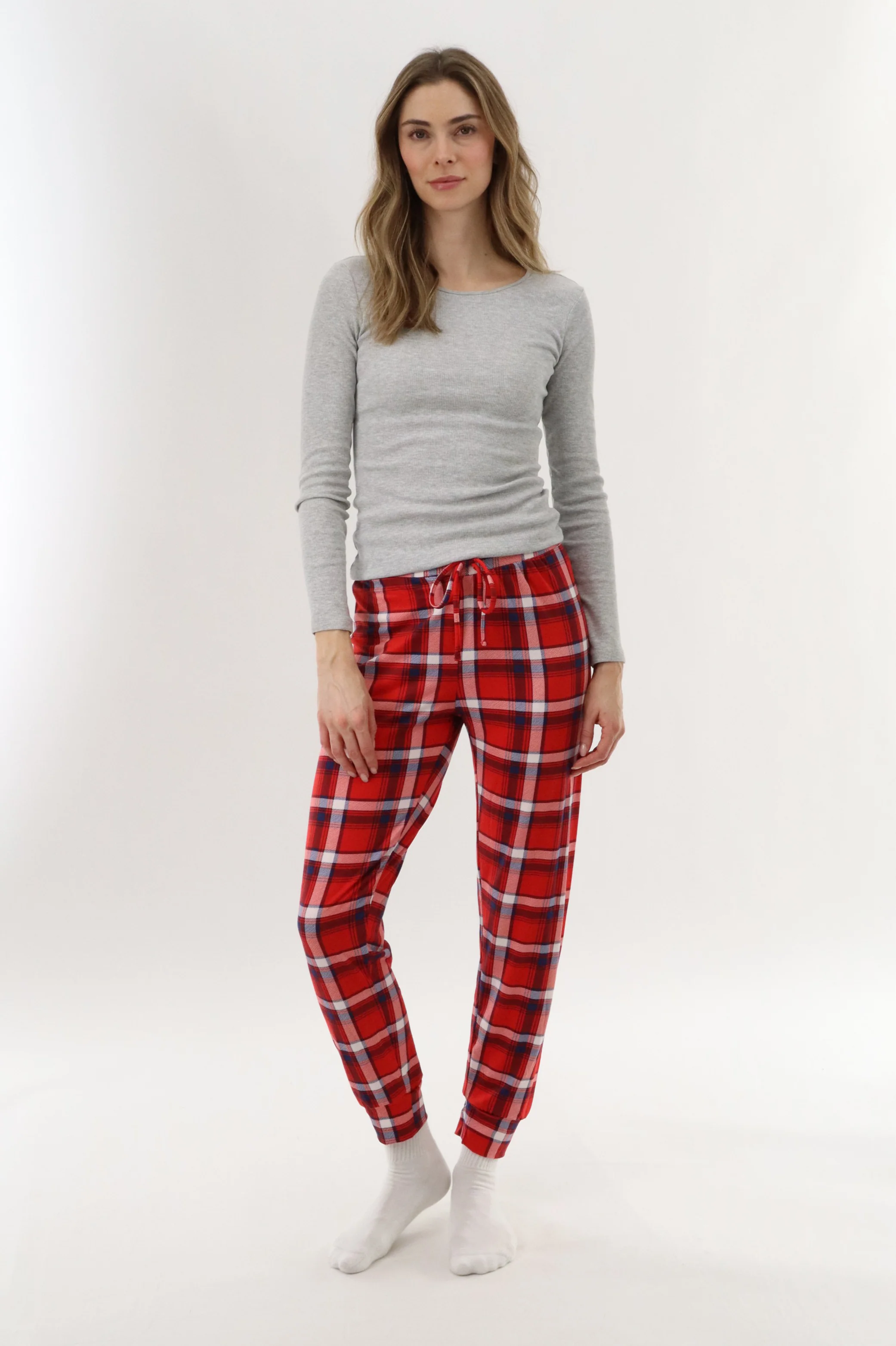 Canada Weather Gear Jogger Pajama Pants - Red - Image 5