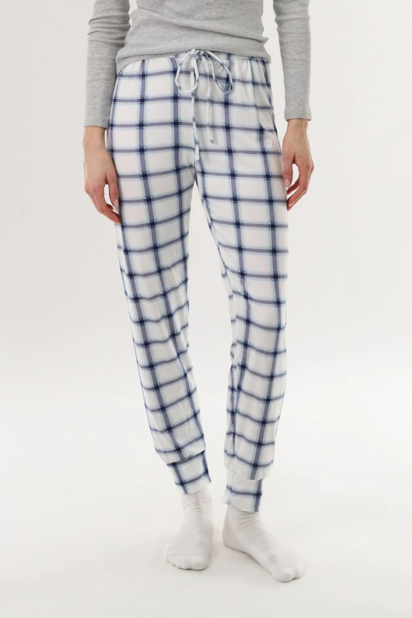 Canada Weather Gear Jogger Pajama Pants - White