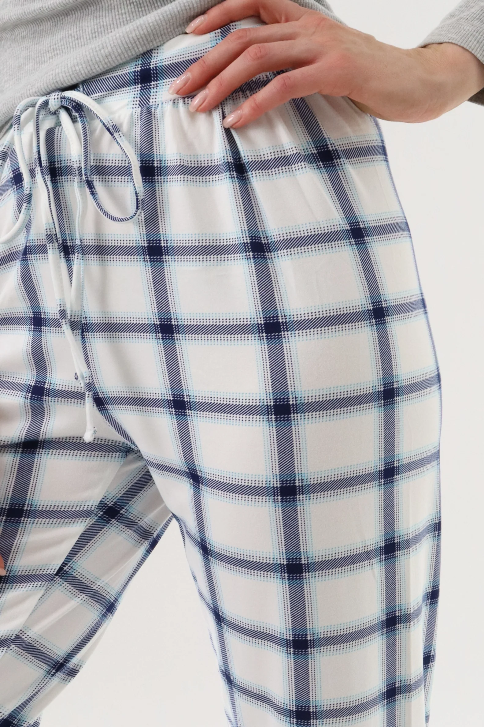 Canada Weather Gear Jogger Pajama Pants - White - Image 4